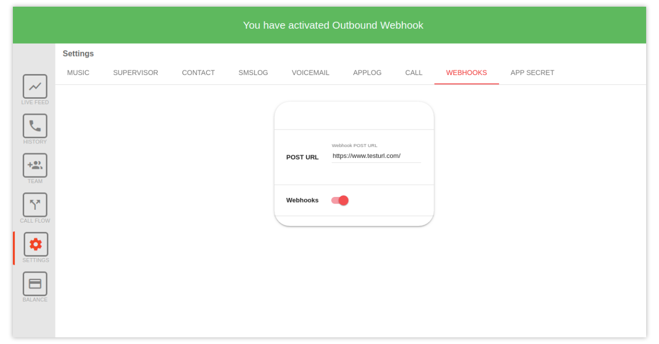 Outbound Webhooks